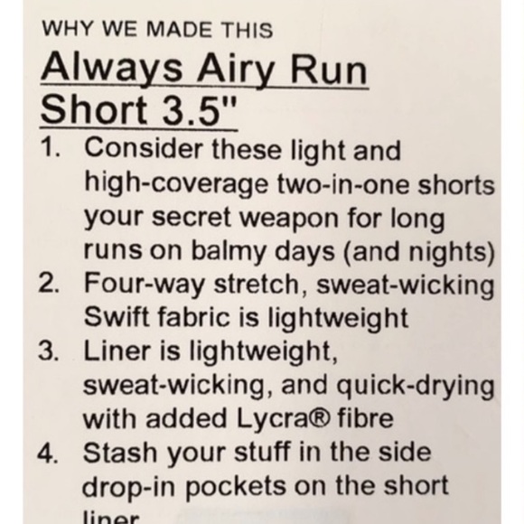 ISO! Always Airy Run Short in Honeycomb!Sz 2 or 4 - Picture 3 of 3